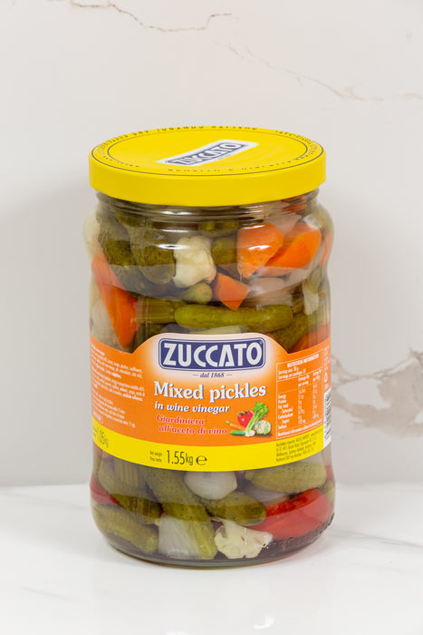 Zuccato Mixed Pickles in Wine Vinegar 1.55kg